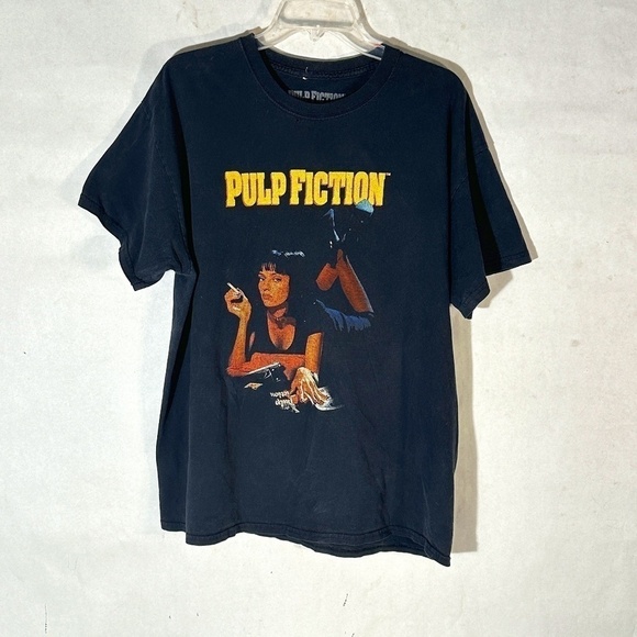 Other - Uma Thurman Pulp Fiction Movie Black Short Sleeve T Shirt Tee